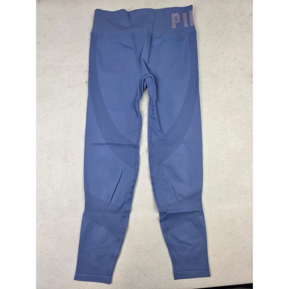 Victoria's Secret Pants - NWT Victoria Secret Pink Active Light Blue Compression Leggings Size‎ M